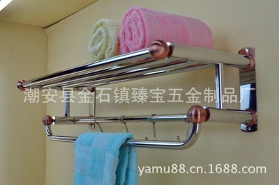 【彩塘2013年新款不銹鋼浴巾架毛巾架五金衛(wèi)浴掛件款式精美型號(hào)201】?jī)r(jià)格,廠(chǎng)家,圖片,其他水暖衛(wèi)浴五金,潮安縣金石鎮(zhèn)臻寶五金制品廠(chǎng)-